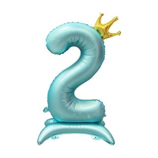 42in Standing Crown Number 2 · Blue 42in Number Balloons foil balloon