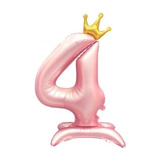 42in Standing Crown Number 4 · Pink 42in Number Balloons foil balloon