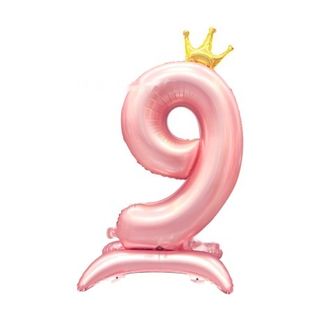 42in Standing Crown Number 9 · Pink 42in Number Balloons foil balloon
