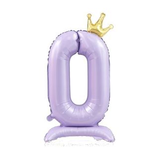 42in Standing Crown Number 0 · Matte Purple 42in Number Balloons foil balloon