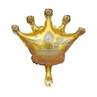 Mini Crown 15.4×14.6in Handheld & Boppers foil balloon