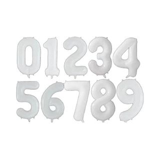 32in White Number